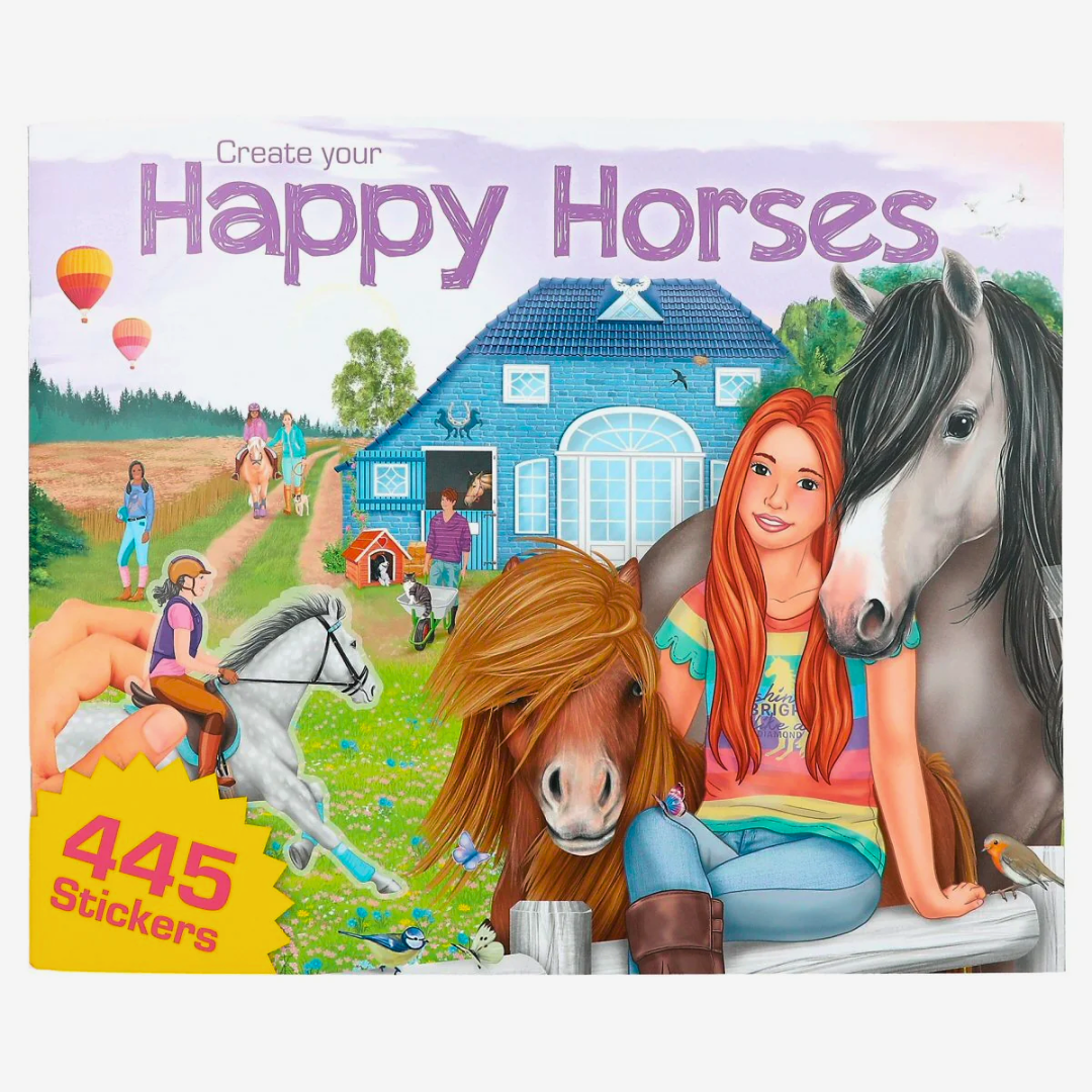 Create Your Happy Horses Col. Book