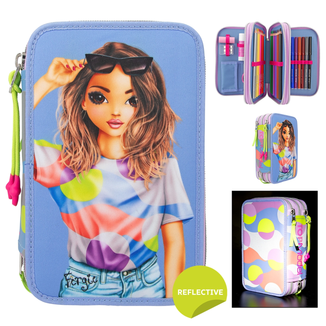 TM Triple Filled Pencil Case FLASH