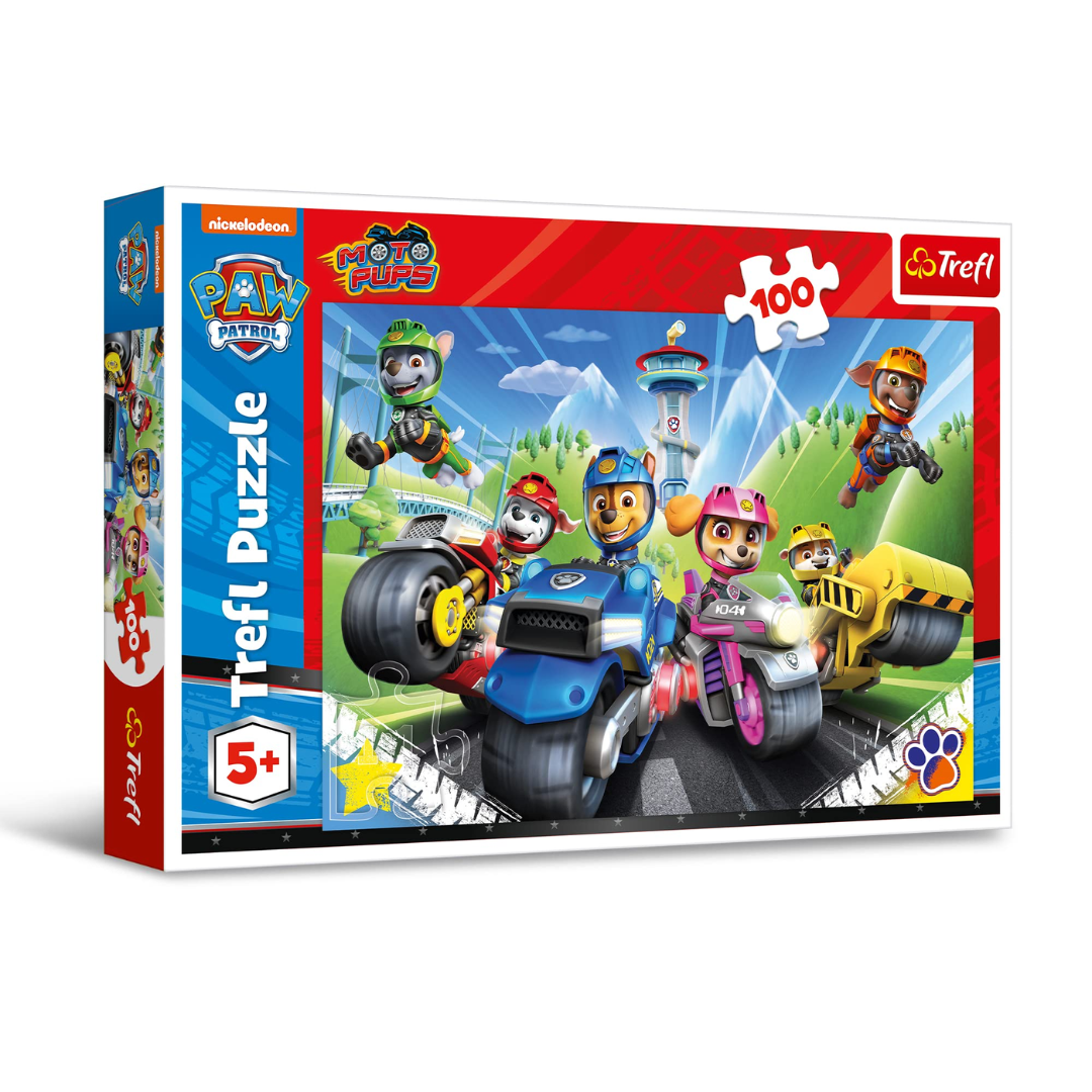 Trefl Puzzle 100PC Paw Patrol Motorbike