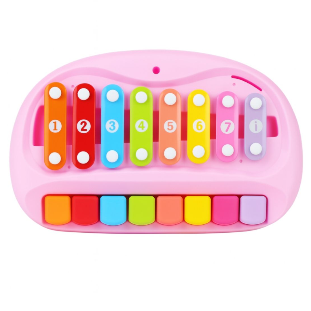 2in1 Piano and Xylophone Pink