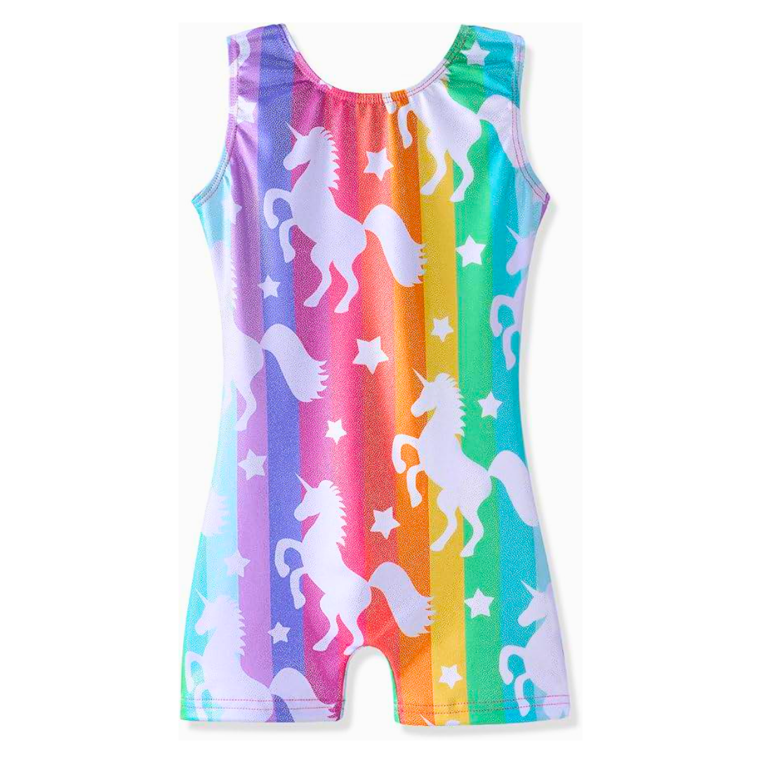 Bright Glitter Unicorn Unitard