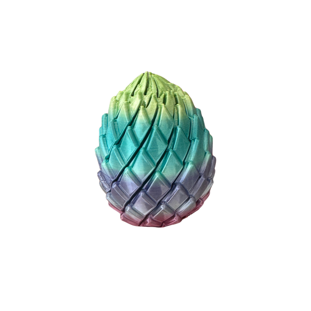 FlexiFidget Dragon Egg - Metallic Rainbow