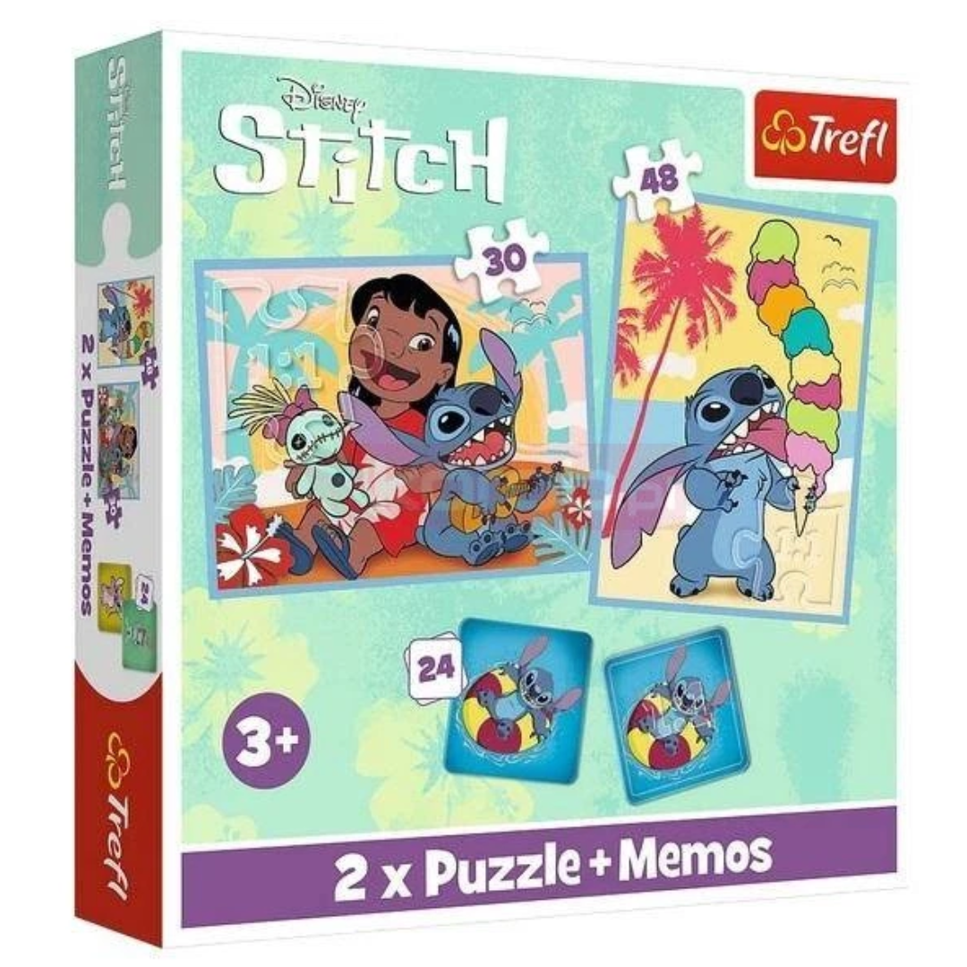 2 in 1 Happy Lilo & Stitch Puzzle