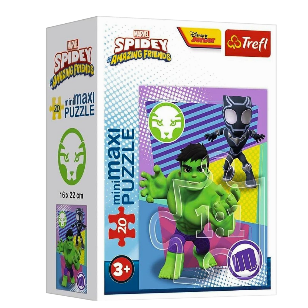 Hulk and Black Panther - Trefl 20 Mini Maxi Pieces Puzzle