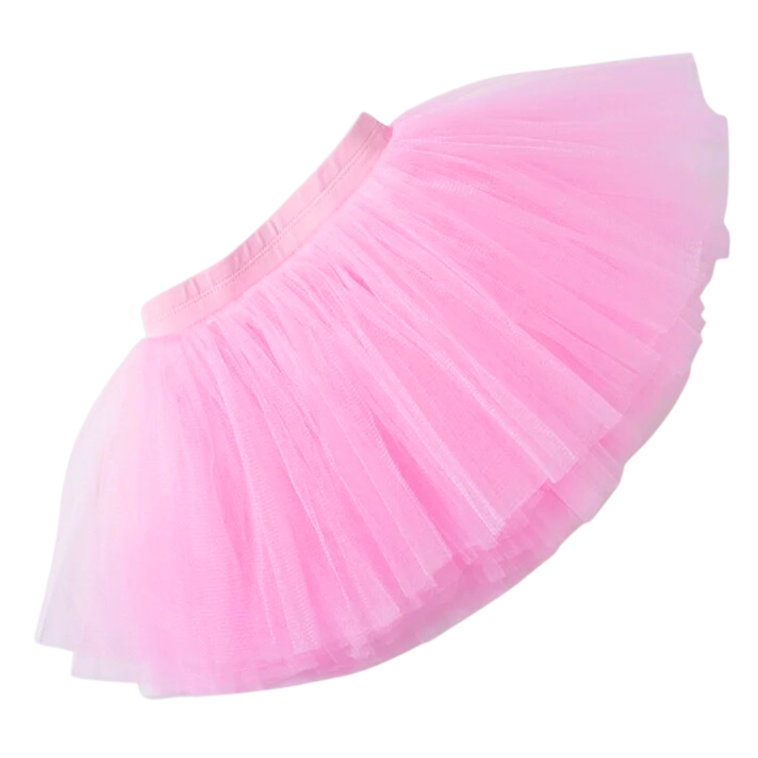 Soft Tulle Ballet Skirt - Pink