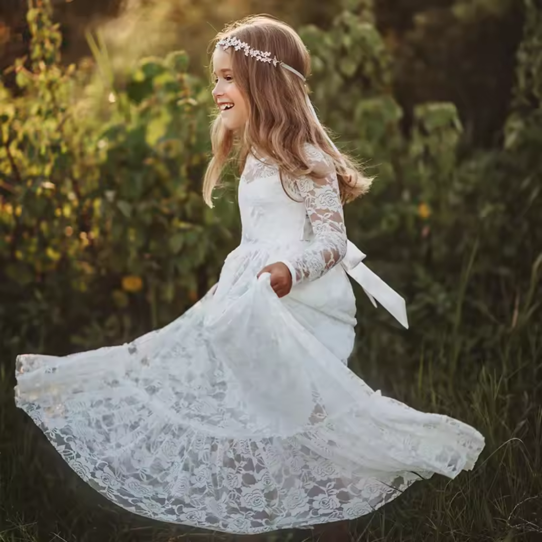 Lace Flower Girl Dress