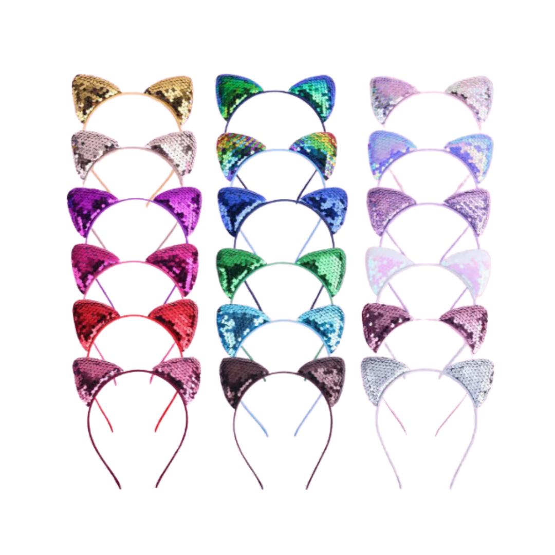 Sequin Cat Ears Assorted