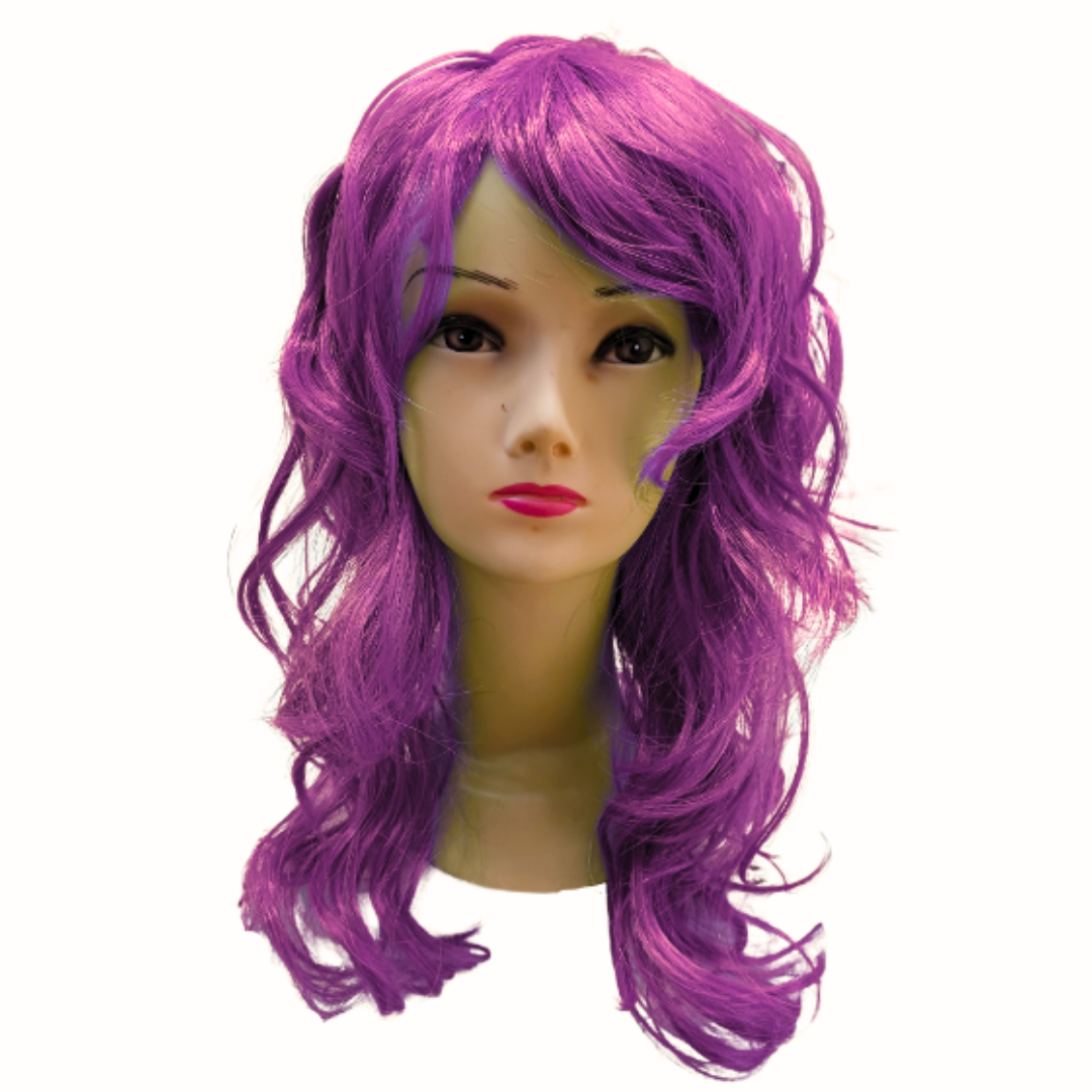 Long Wavy Wig - Purple