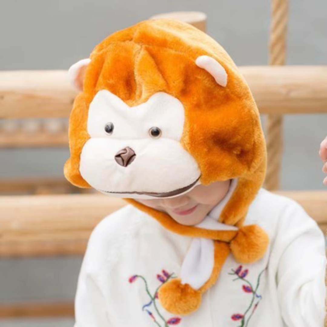 Monkey Earflap Hat