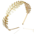 Leaf Aliceband Plated Gold