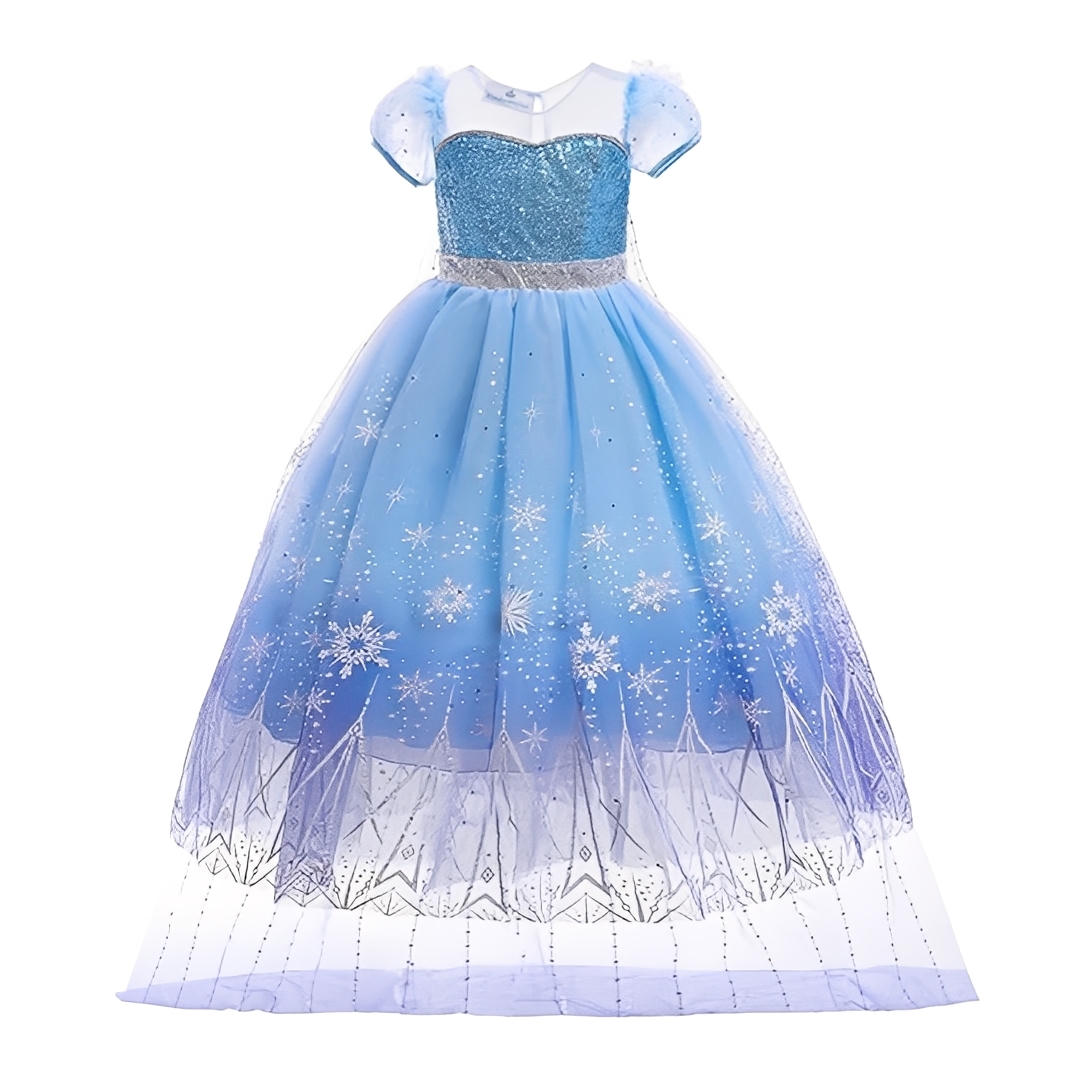 Deluxe Blue Snowflake Dress