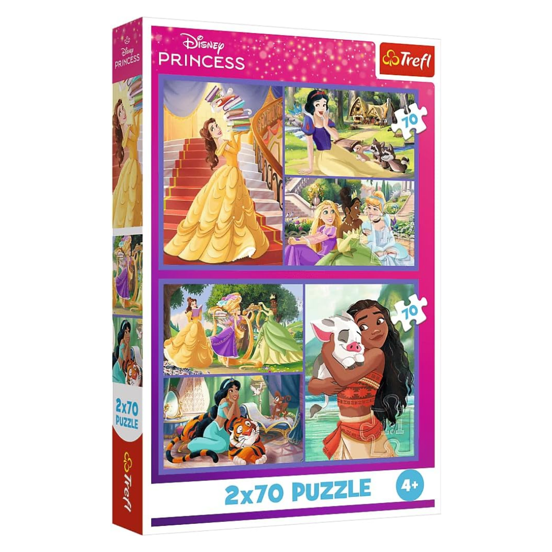 Fairy Tale Days Princess 70PC Kids Puzzle Set
