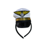 Mini White Pilot Aliceband Hat 12cm