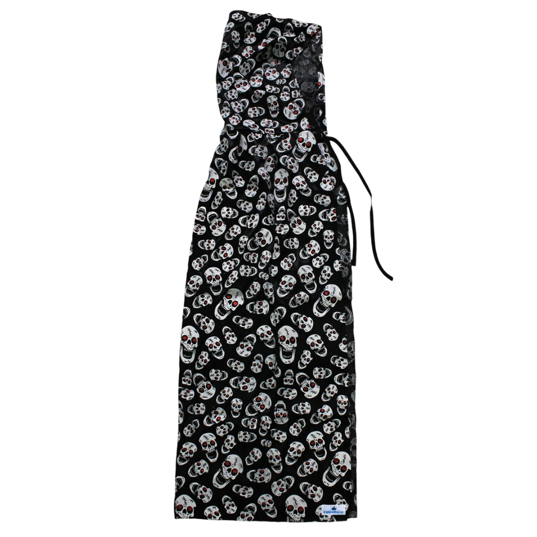 Black Skull Cape - Adult