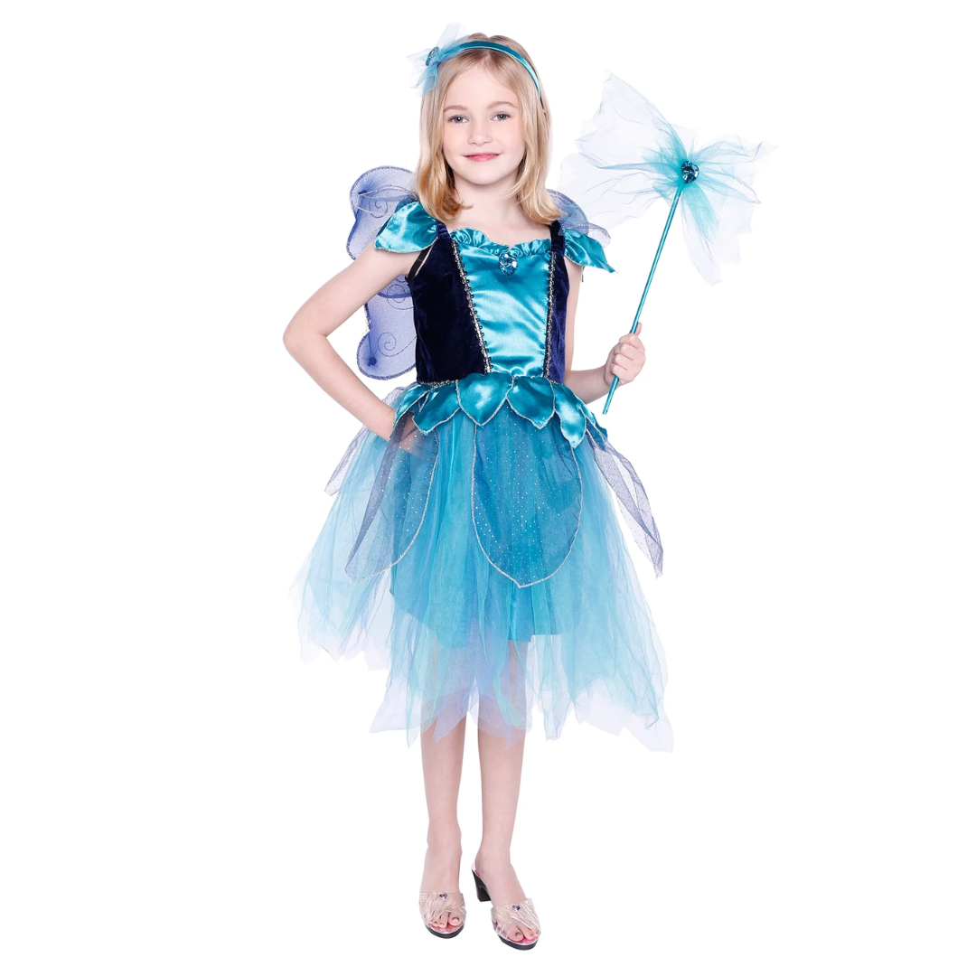 September Sapphire Fairy Dress Set