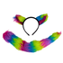 Rainbow Tail and Ears Aliceband Set