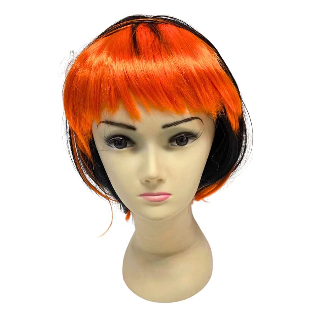 Bob Wig (Black & Orange)