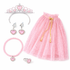 Pink Princess Dress-Up Cape & Accessories Set