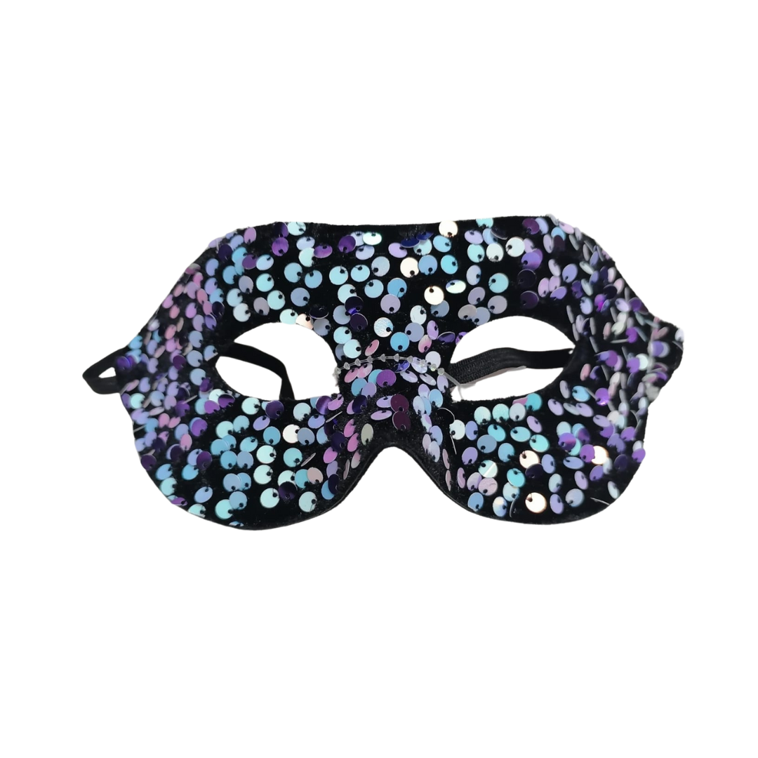 Carnival Sequin Mask - Purple