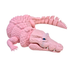 3D Printed Crocodile Large - Pink