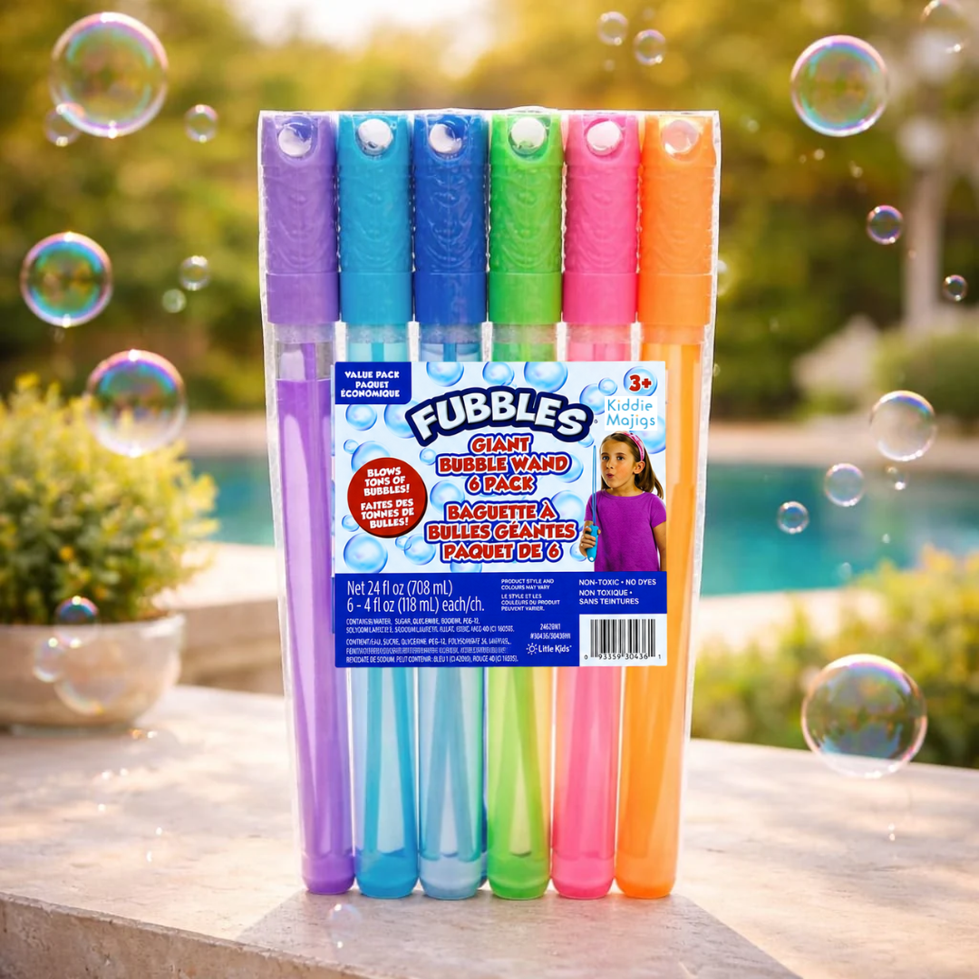 6 Pack Giant Bubble Wand