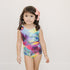 3D Multicolour Gymnastics Leotard