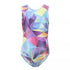 3D Multicolour Gymnastics Leotard