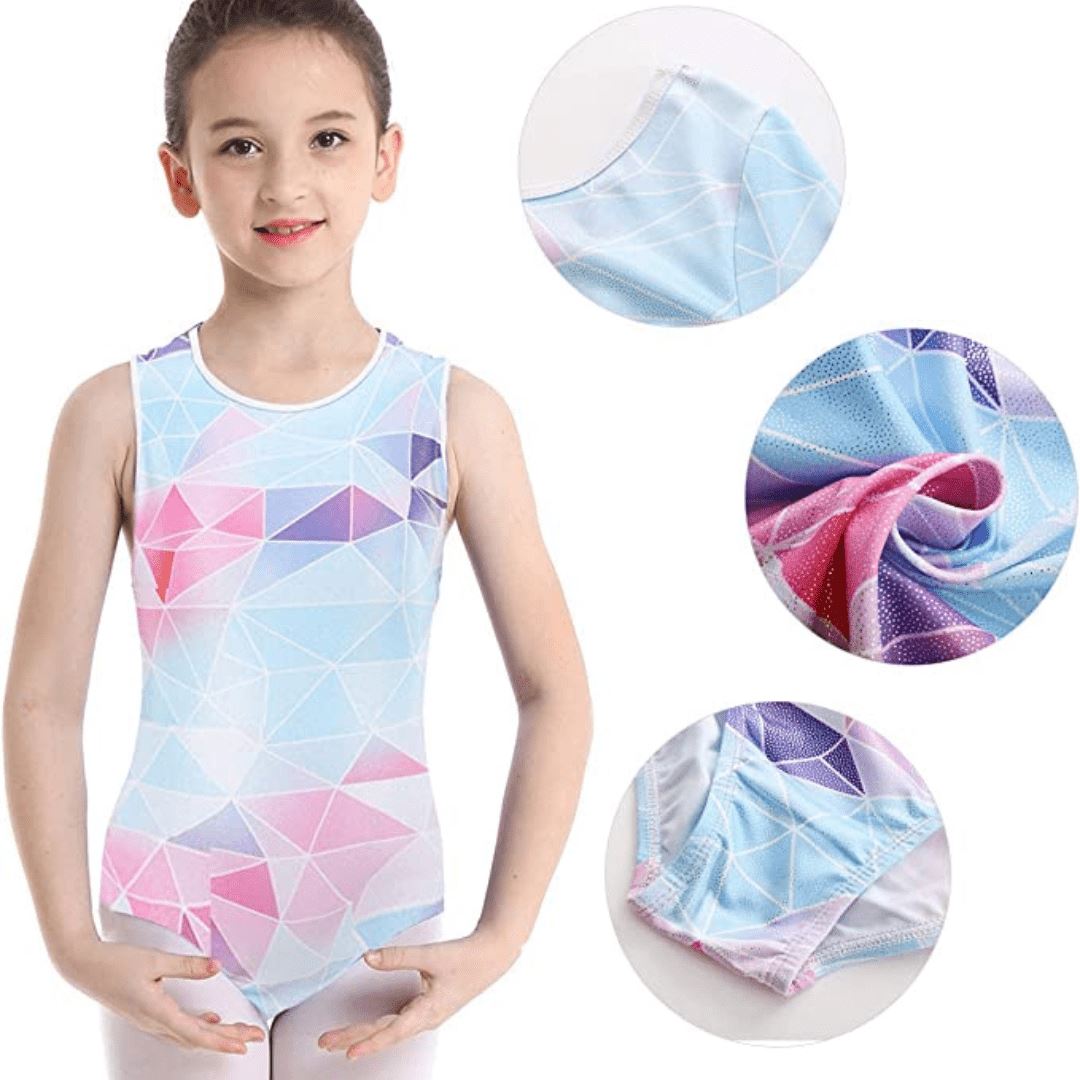 3D Pattern Gymnastic Leotard