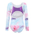 3D Pattern Longsleeve Leotard