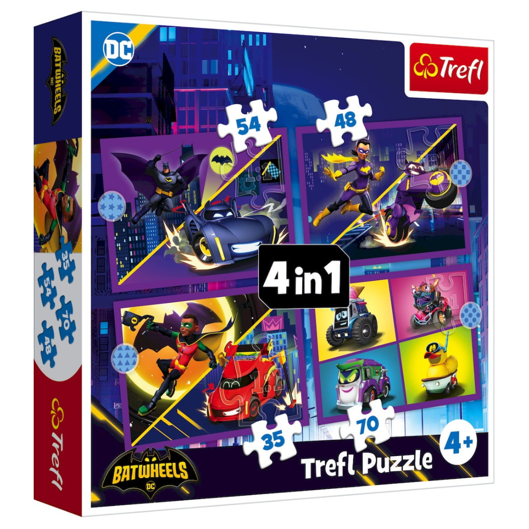 4 in 1 Meet Batwheels Puzzle
