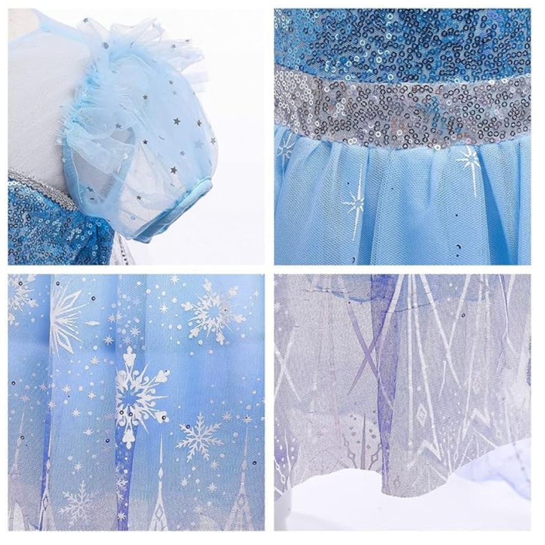 Deluxe Blue Snowflake Dress