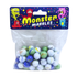 50pc Marbles Spiral Milky