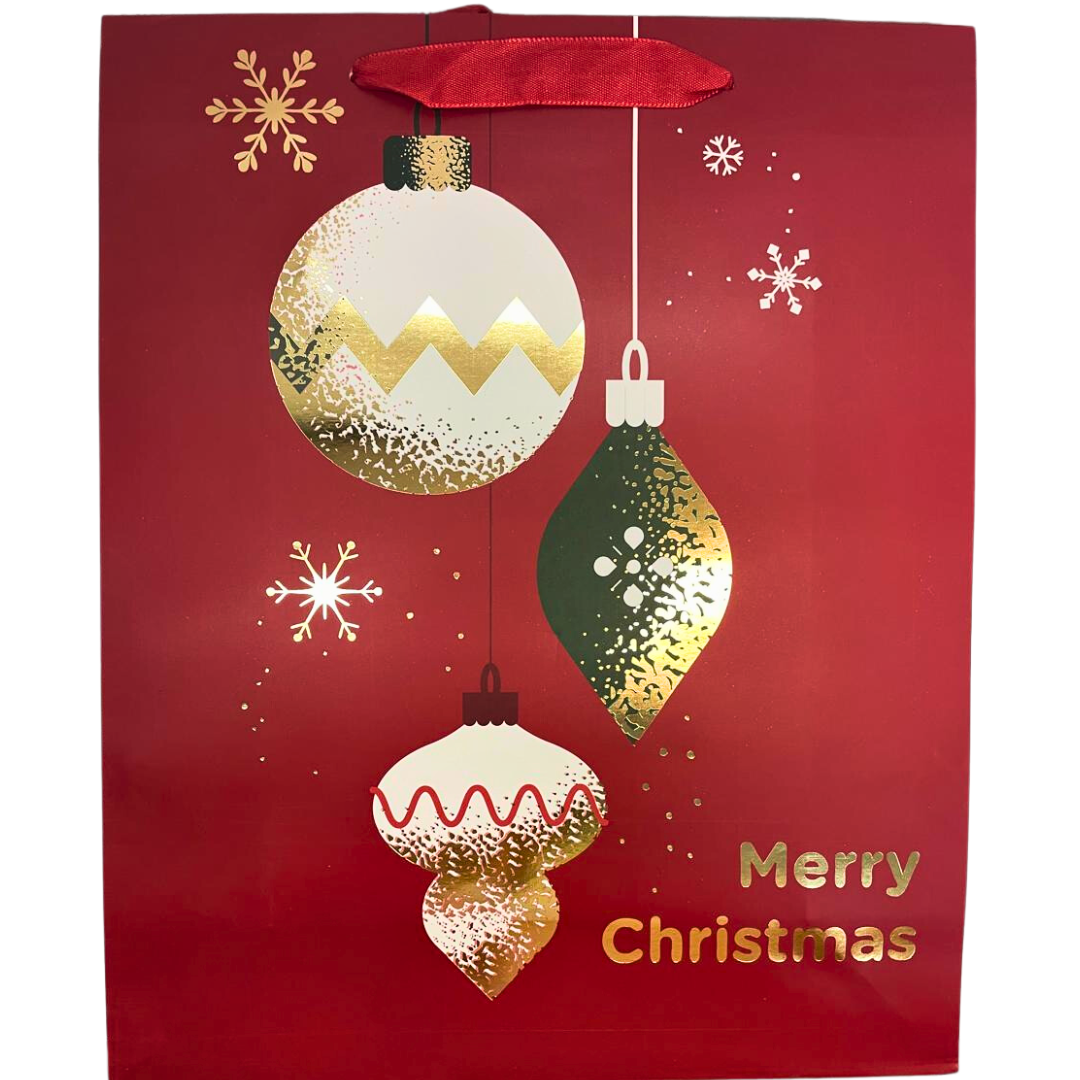 Gift Bag Xmas - Baubles