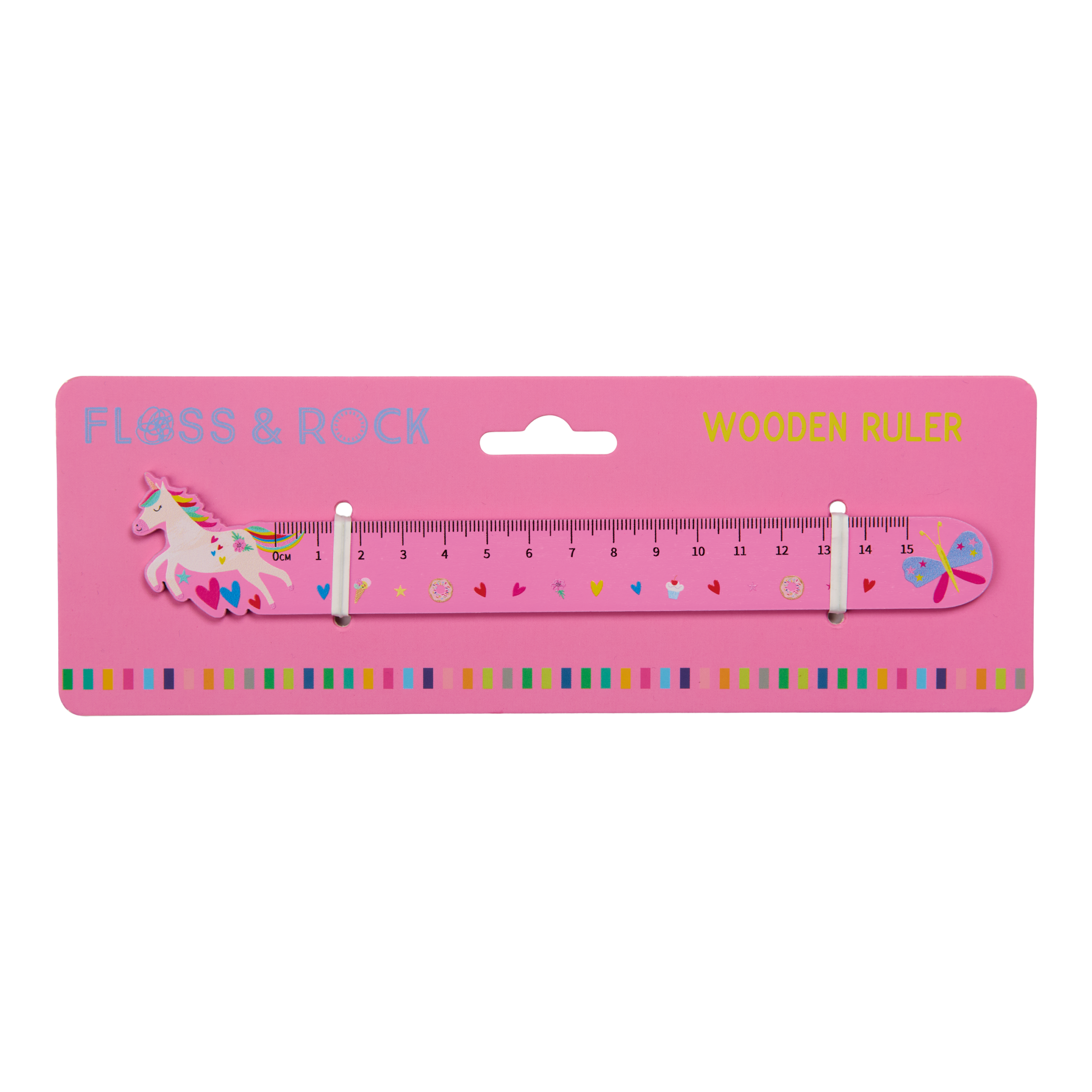Wooden Ruler - Rainbow Fairy