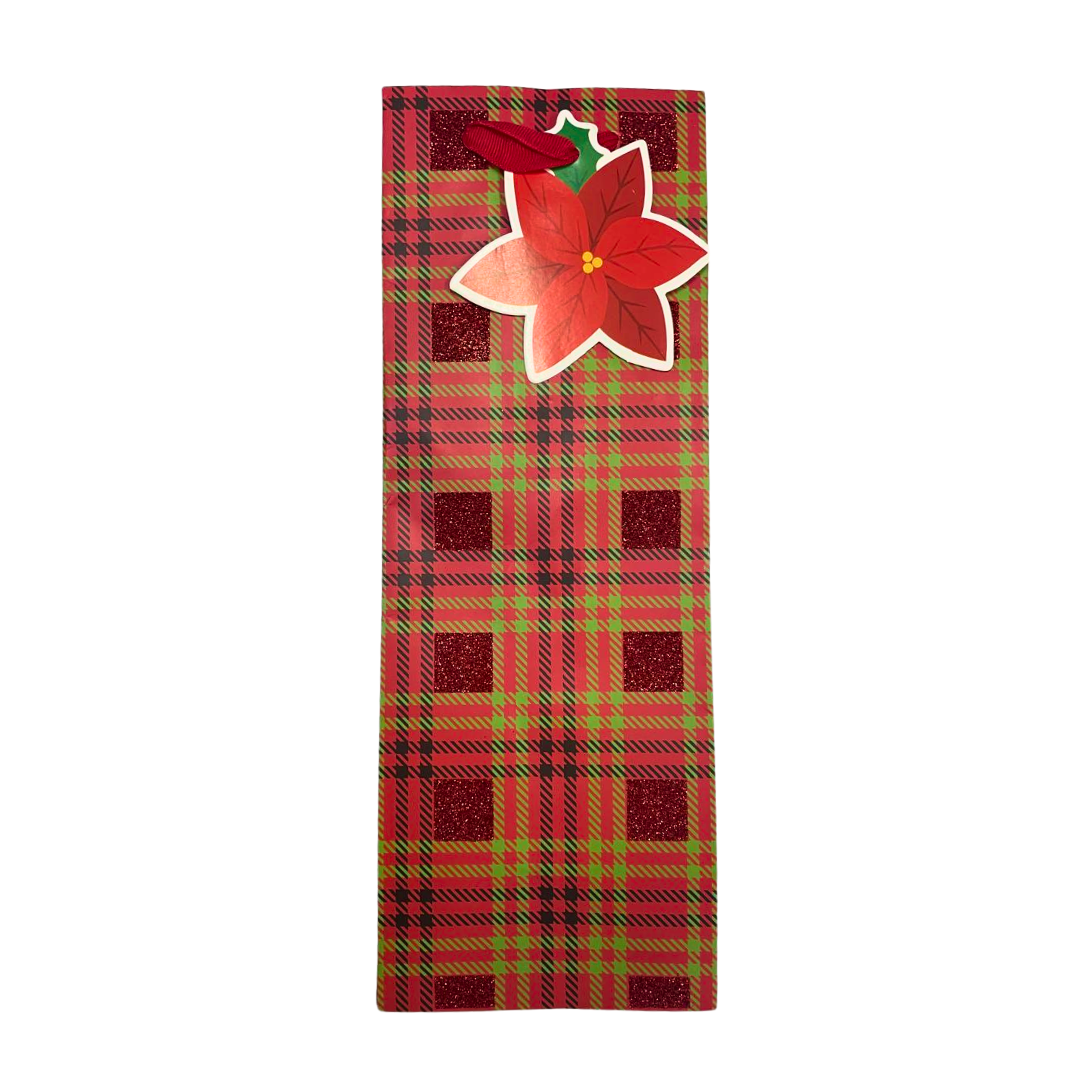 Wine Gift Bag - Checkered