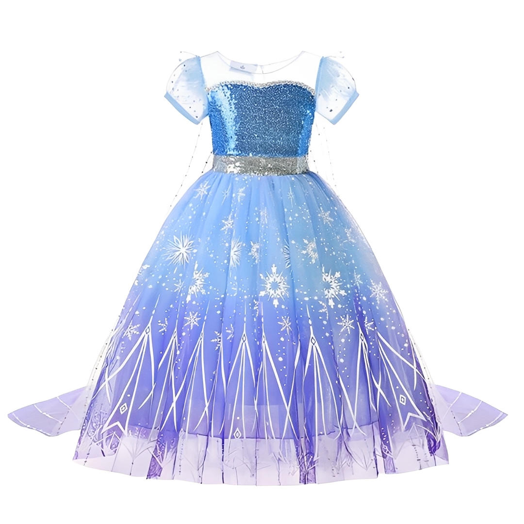 Deluxe Blue Snowflake Dress