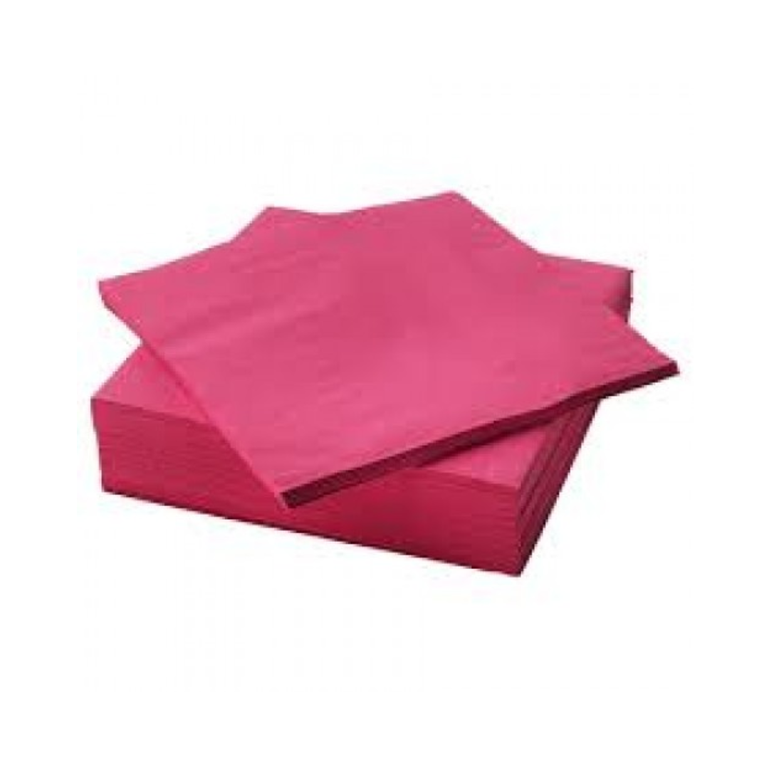 Cerise Pink Serviettes 50pc