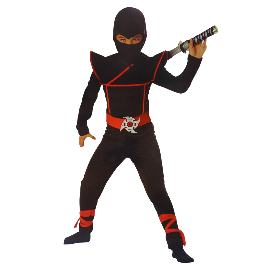 Black and Red Ninja Suit