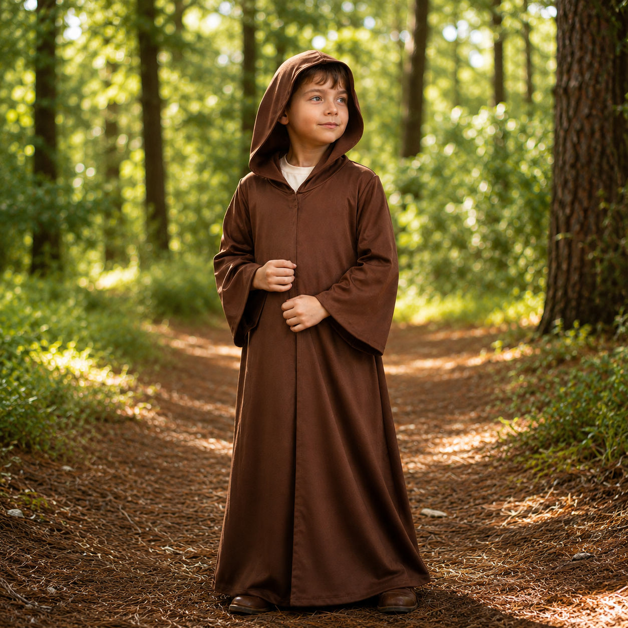 Jedi Robe Light Brown – Kiddie Majigs