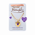 Birthstone Heart Lockets - February