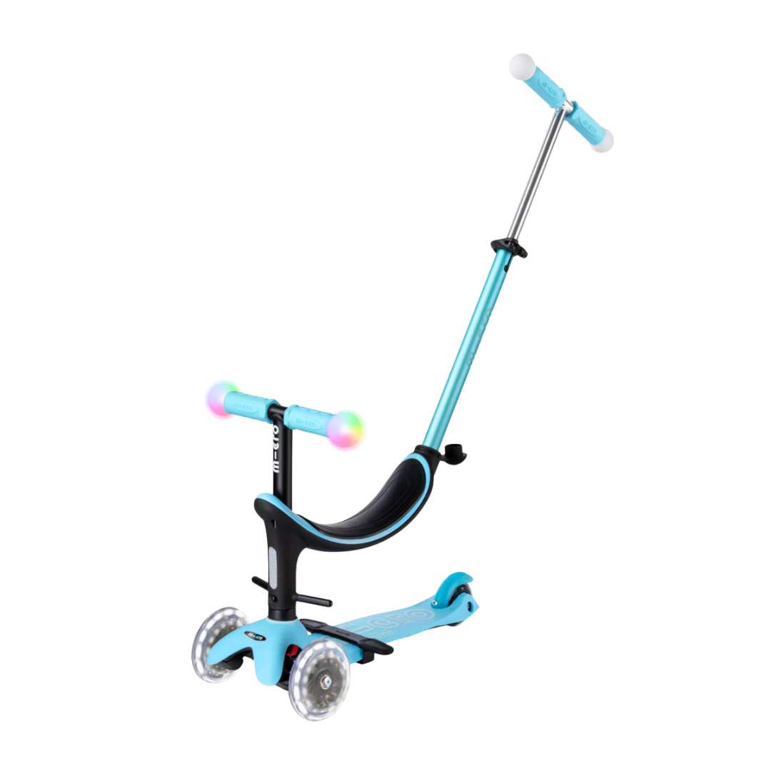 Micro Scooter Maxi Deluxe Glow LED Blue