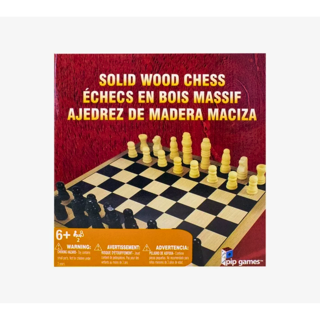 Solid Wooden Chess Set