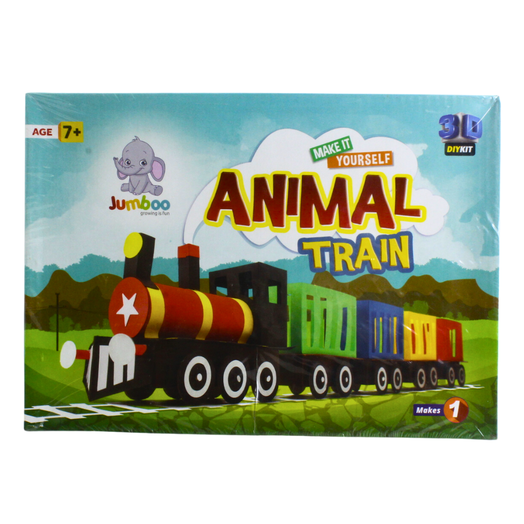 Jumboo Animal Train 3D DIY Kit