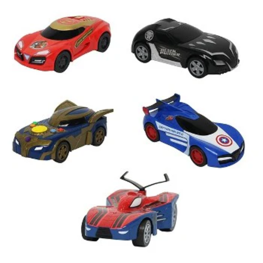 Avengers-Free Wheels 13cm Asst