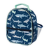 All Over Print Lunchbox - Navy Shark