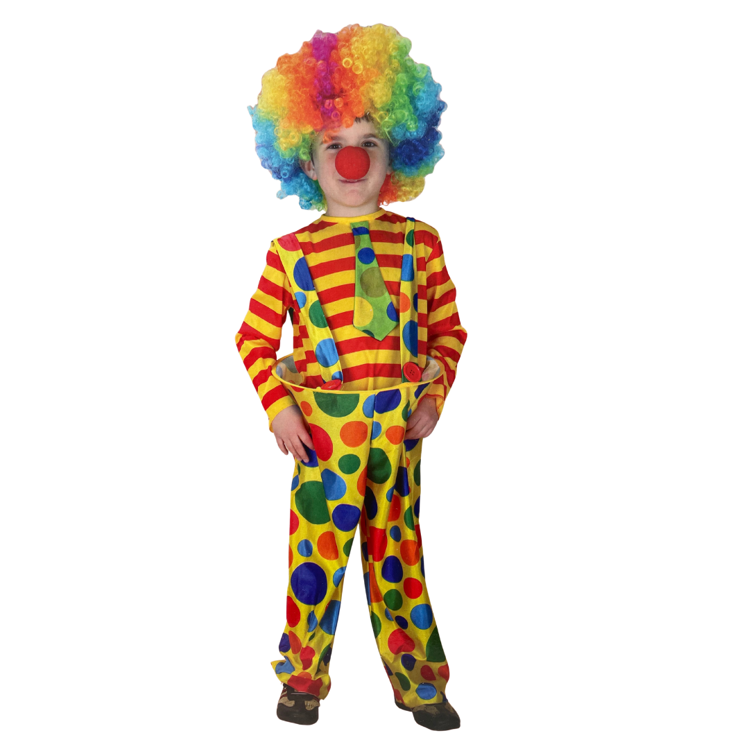 Amusing Clown Costume L (120-130cm) / 7-8