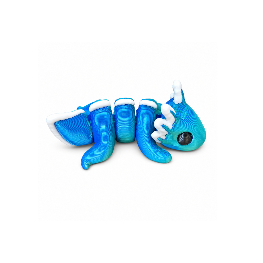 Axolotl Blue 3D Toy 5cm