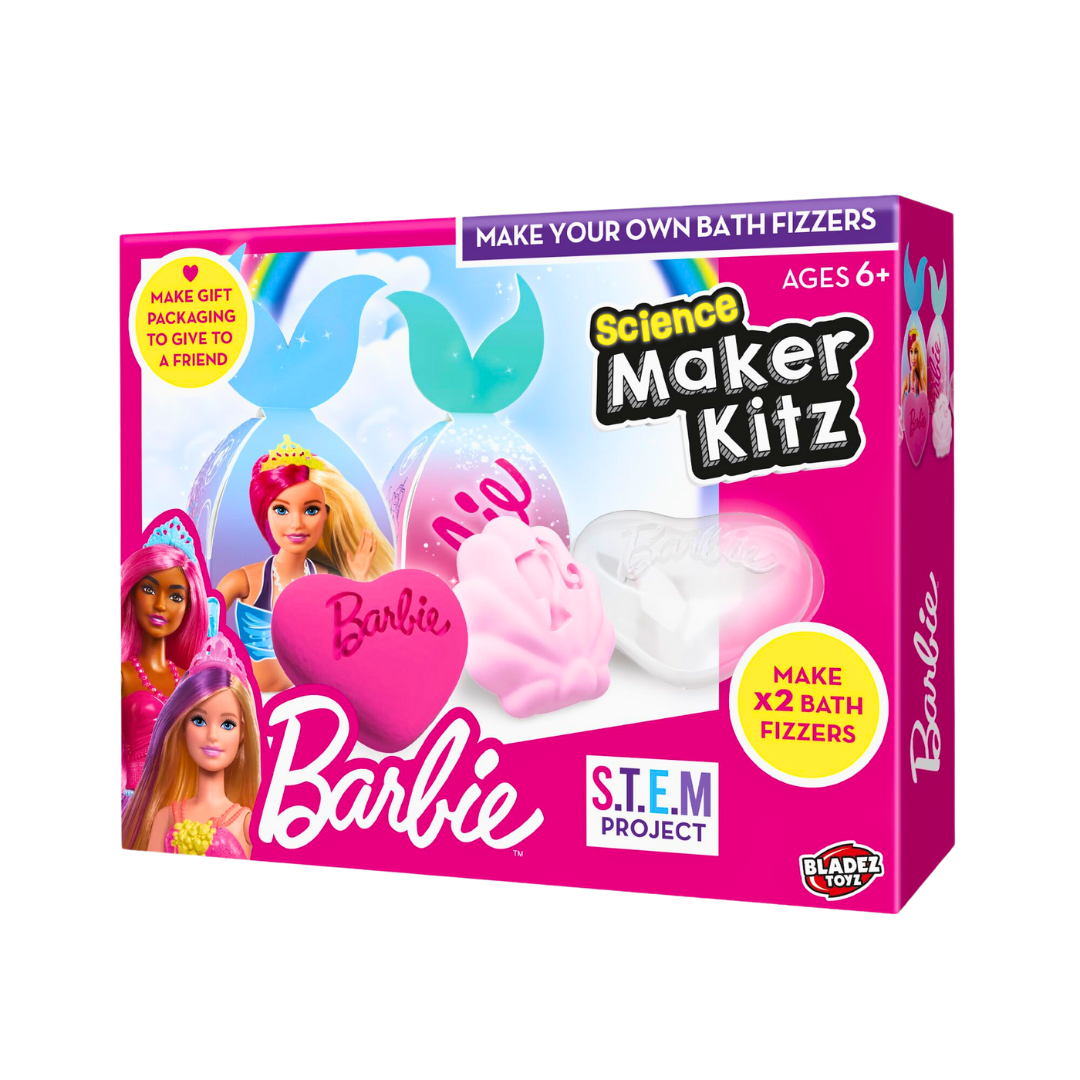 Barbie MYO Bath Fizzers - Yellow / Lpink