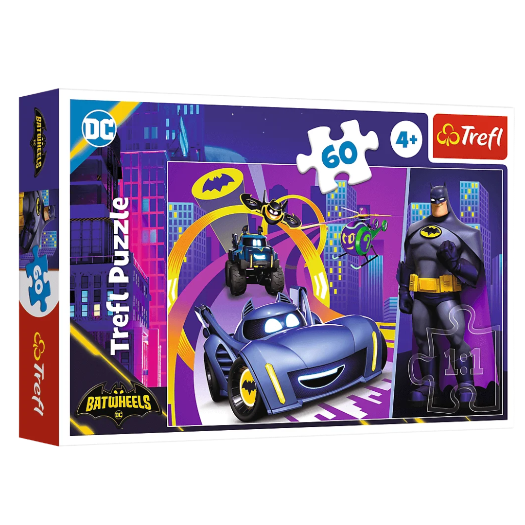 Batman & His Vehicle Puzzle 60pc