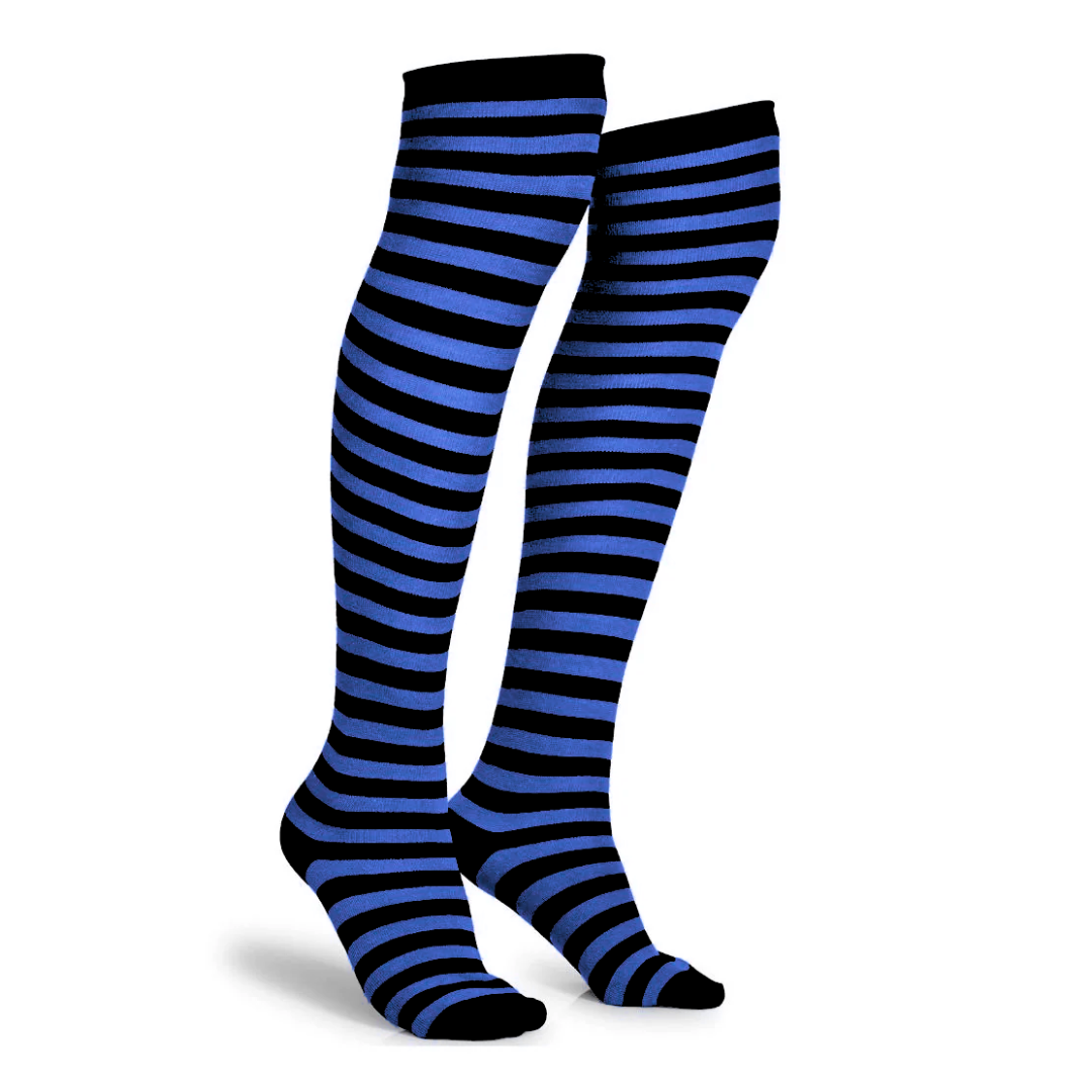 Blue and Black Socks
